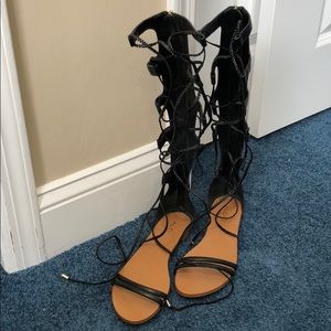 Aldo high rise gladiator sandals